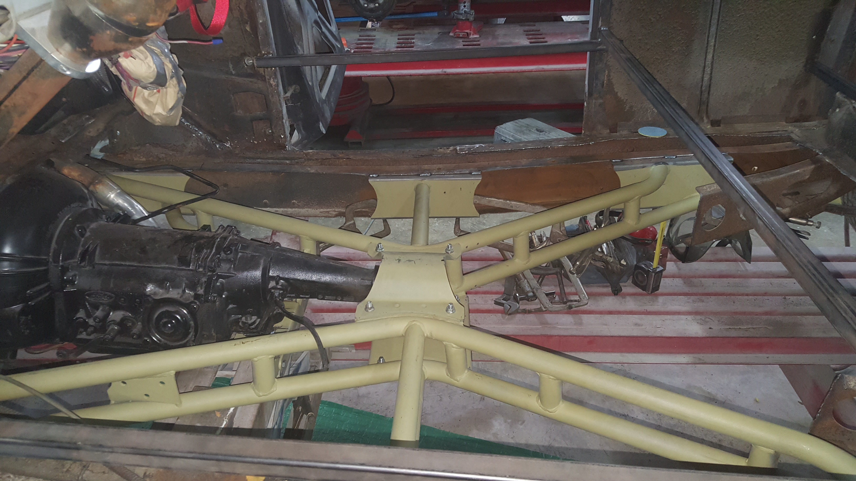 41 Ford X-Frame replaced with Speedway Part